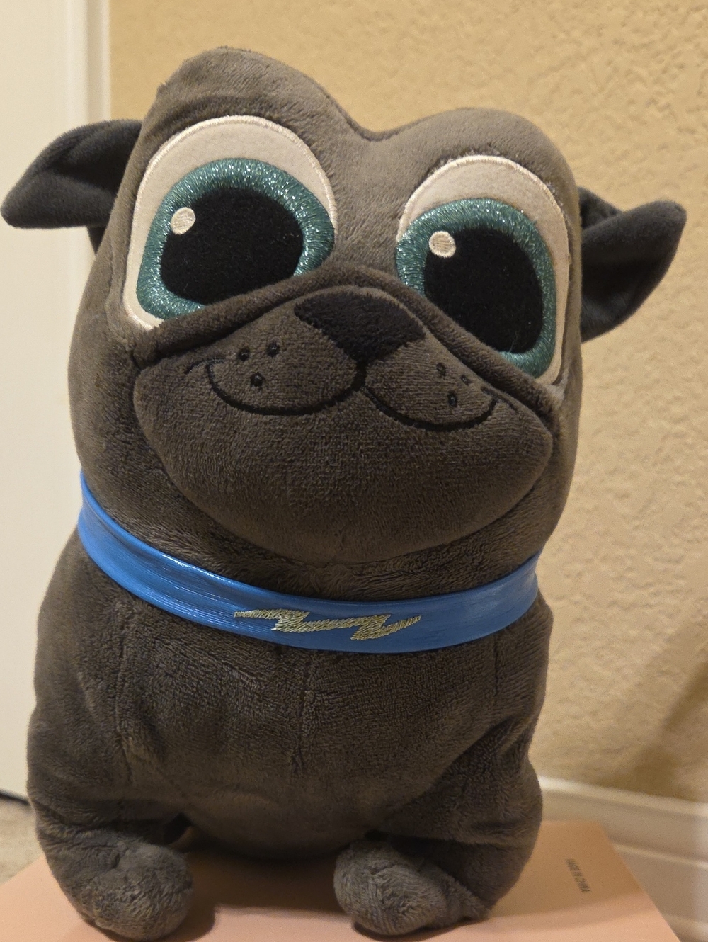 Disney's Bingo Puppy Dog Pals Plush Gray Dog Toy with Teal Eyes - Picture 2 of 4